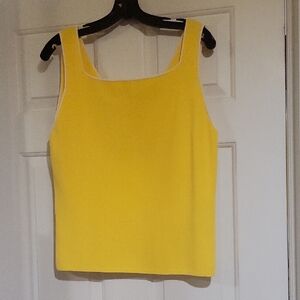 Dana Buchman Women's Yellow Sweater Sleeveless